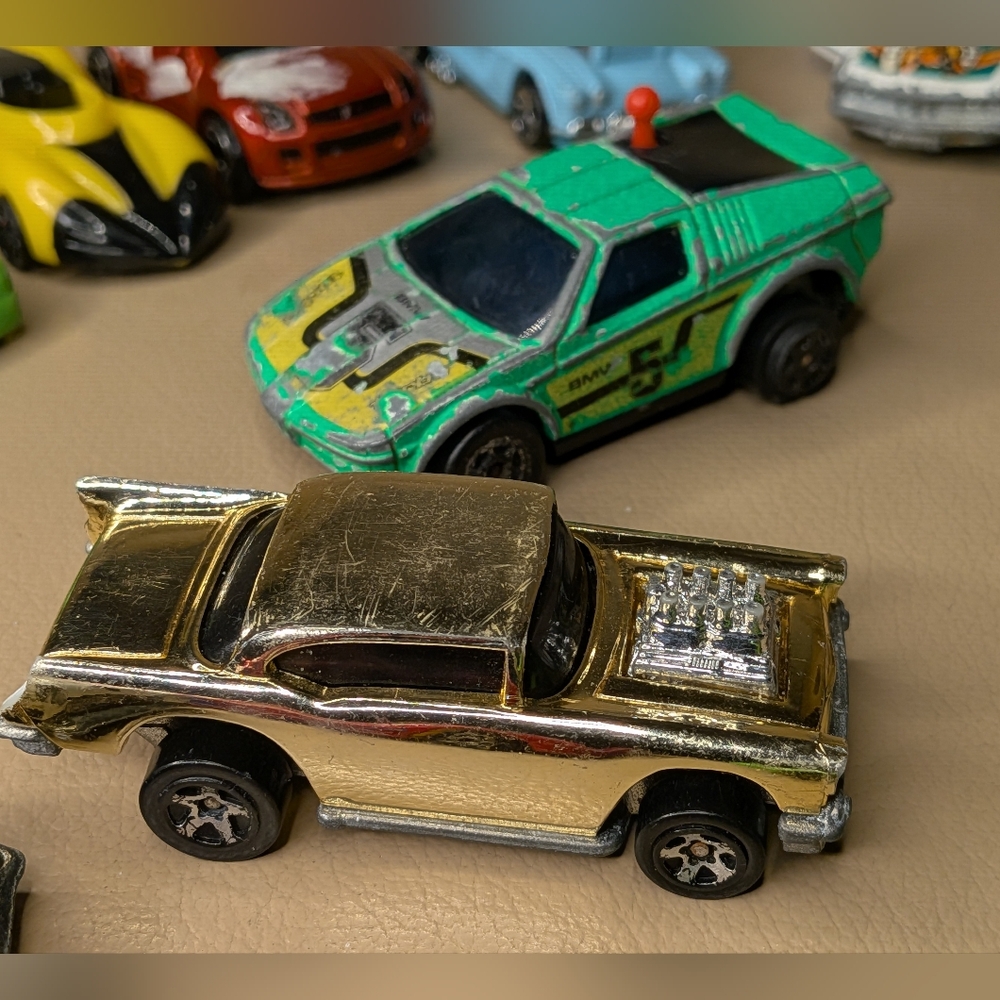 Assorted Die-Cast Toy Cars Set - Matchbox, Maisto, Hot Wheels - Picture 2 of 11